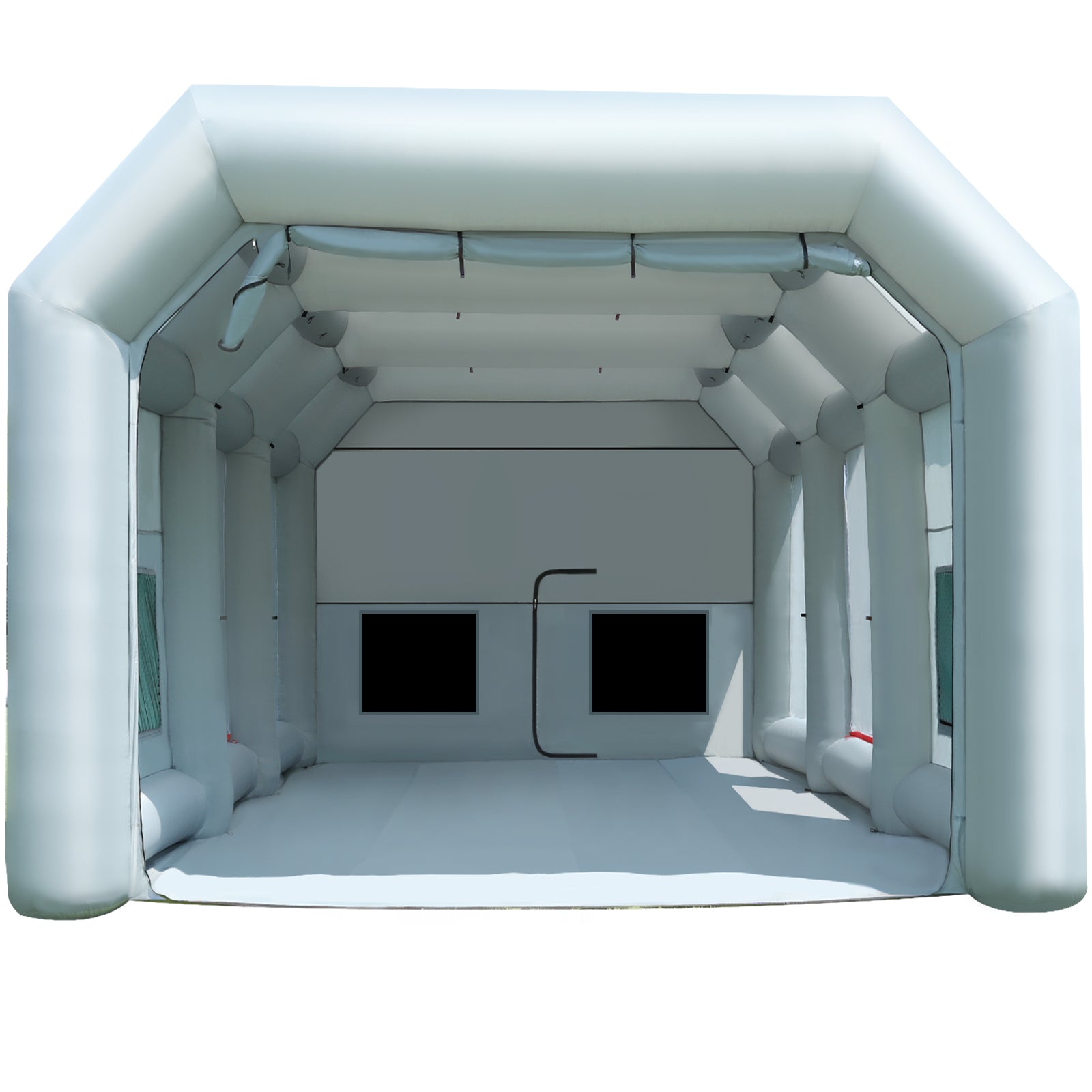 Sewinfla Professional Inflatable Paint Booth 39x16.5x13Ft without Blowers Portable Paint Booth Tent Garage Inflatable Spray Booth Painting for Cars- Blowers Excluded