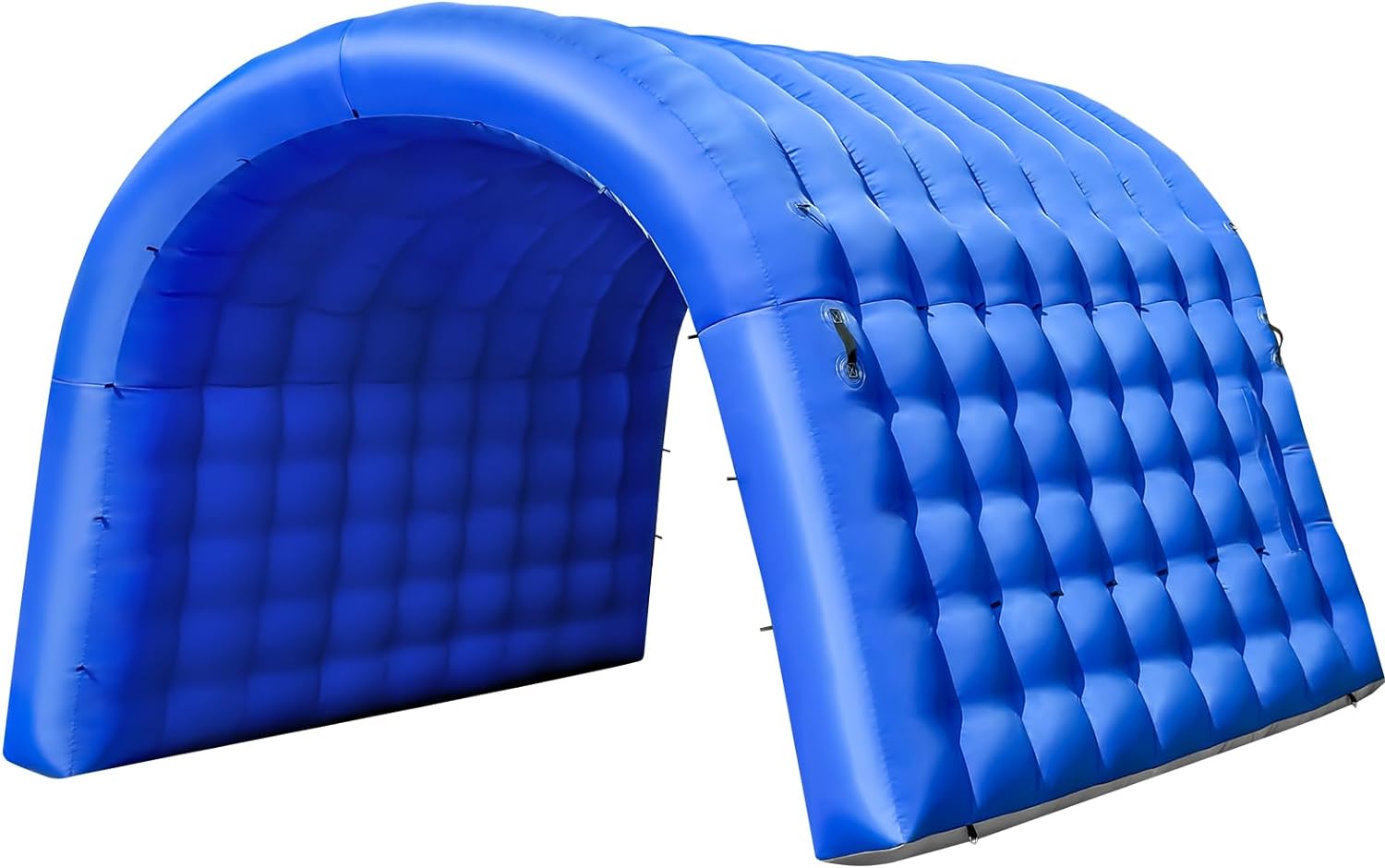 10FT Blue Inflatable Tunnel Entrance Sport Tunnel with Blower Inflatable Football Tunnel Tent Inflatable Entryway for Business Advertising Event Exhibition Promotion(Blue,10x10x9ft)