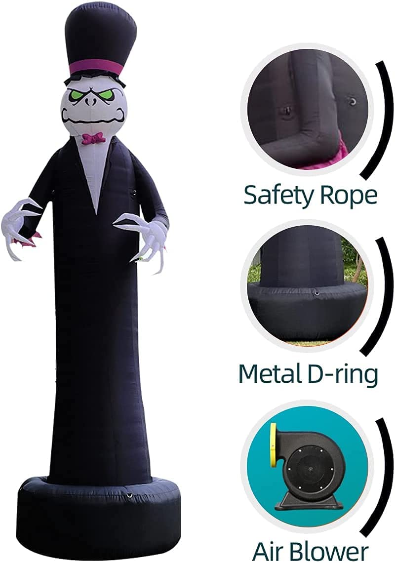 image 3: Product design details-halloween inflatables-26ft tall Inflatables Ghost outdoor decoration