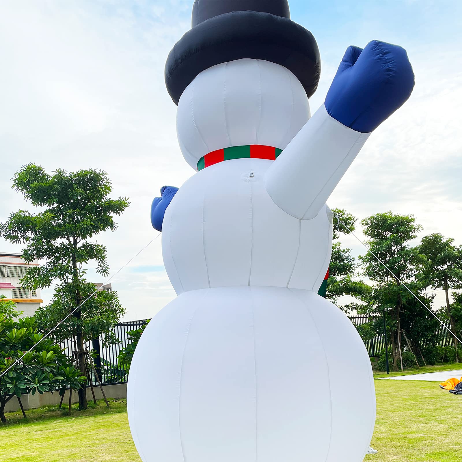 40Ft Giant Inflatable Snowman for Christmas with Blower - No Lights Included