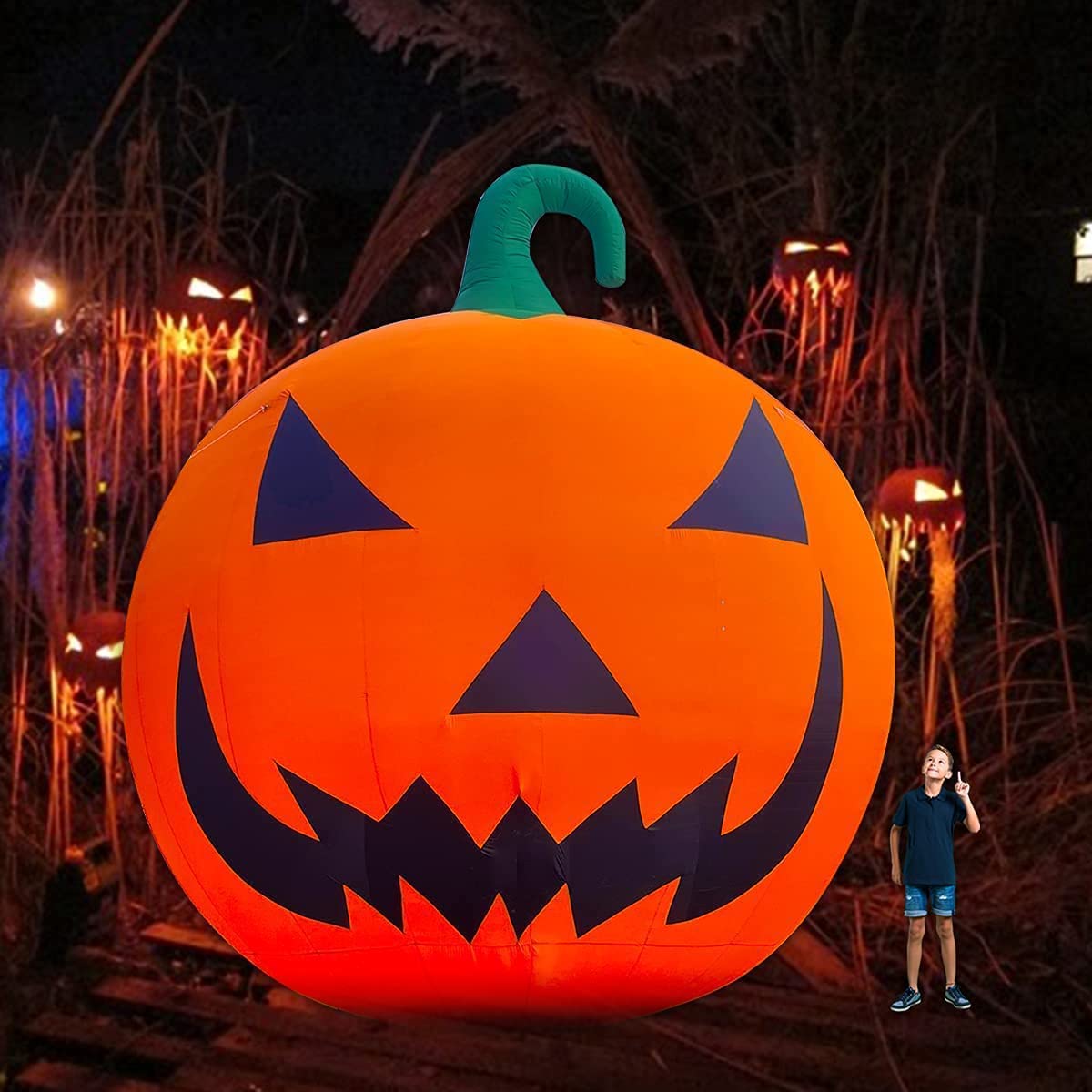 image 5: Product Image-halloween inflatables-20ft halloween Inflatable pumpkin outdoor decoration