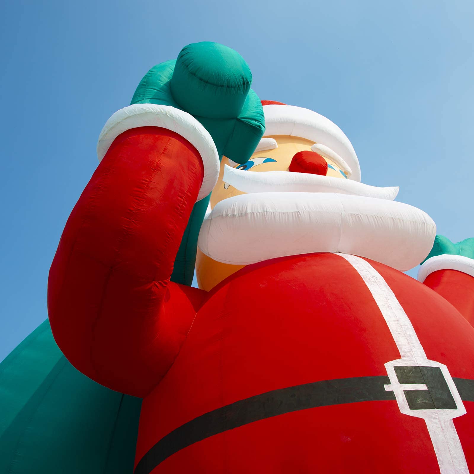 26Ft Premium Inflatable Santa Claus with Blower for Christmas Yard Decoration - No Lights Included