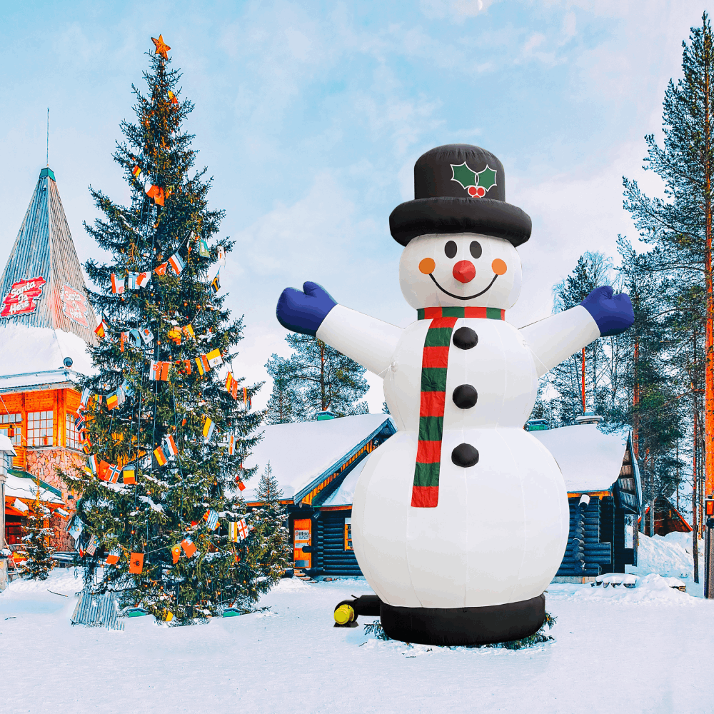 40Ft Giant Inflatable Snowman for Christmas with Blower - No Lights Included